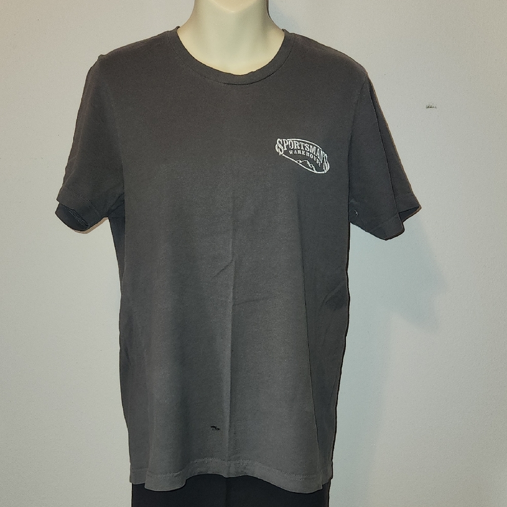 Sportsman's Warehouse "Born To Fish, Forced To Work" Gray T-Shirt